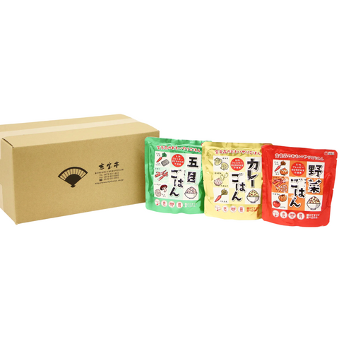 [保存食] おもいやりごはん２人×３日分セット